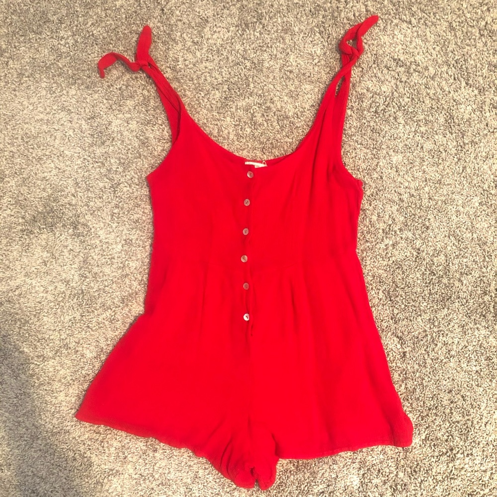 Kimchi Blue Red Romper